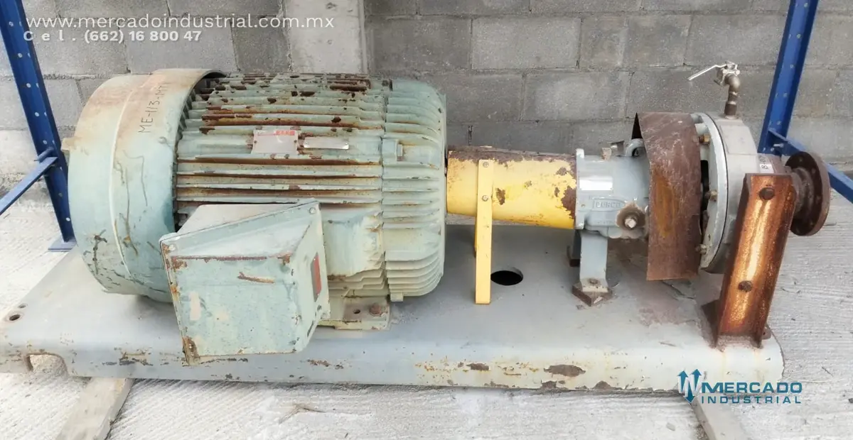 Bomba centrífuga 3 X 2" 150 HP tipo 2K3X2-13 RV/1231 marca DURCO - imagen 1