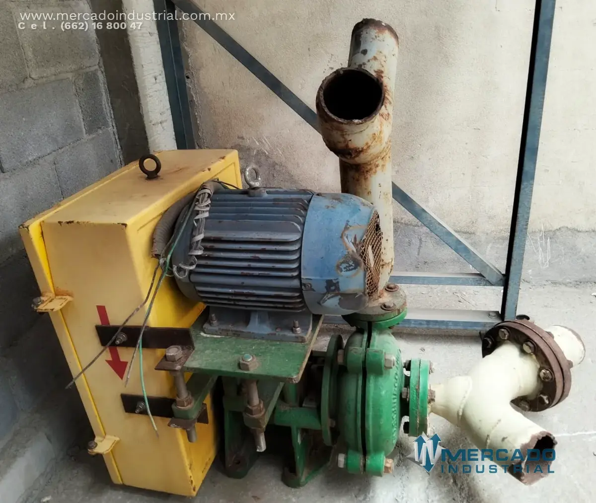 Bomba centrífuga 1 1/2" x 2" 7.5 HP modelo 2SB40MMMG0 marca SCHURCO PUMP - imagen 1