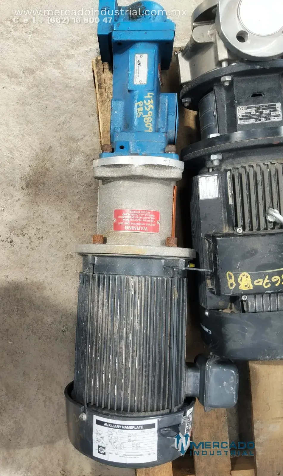 Bomba centrífuga 1x2" 5 HP modelo AAA0540324-06000 marca INGERSOLL RAND - imagen 1