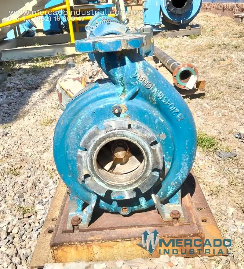 Bomba centrífuga 4x6" 25 HP de acero inoxidable modelo 4 FRBH-M141 marca WORTHINGTON - imagen 1