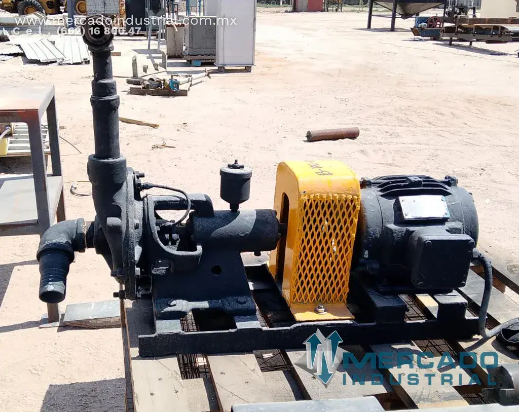 Bomba centrifuga 1.5x2.5" con motor de 5HP - imagen 1