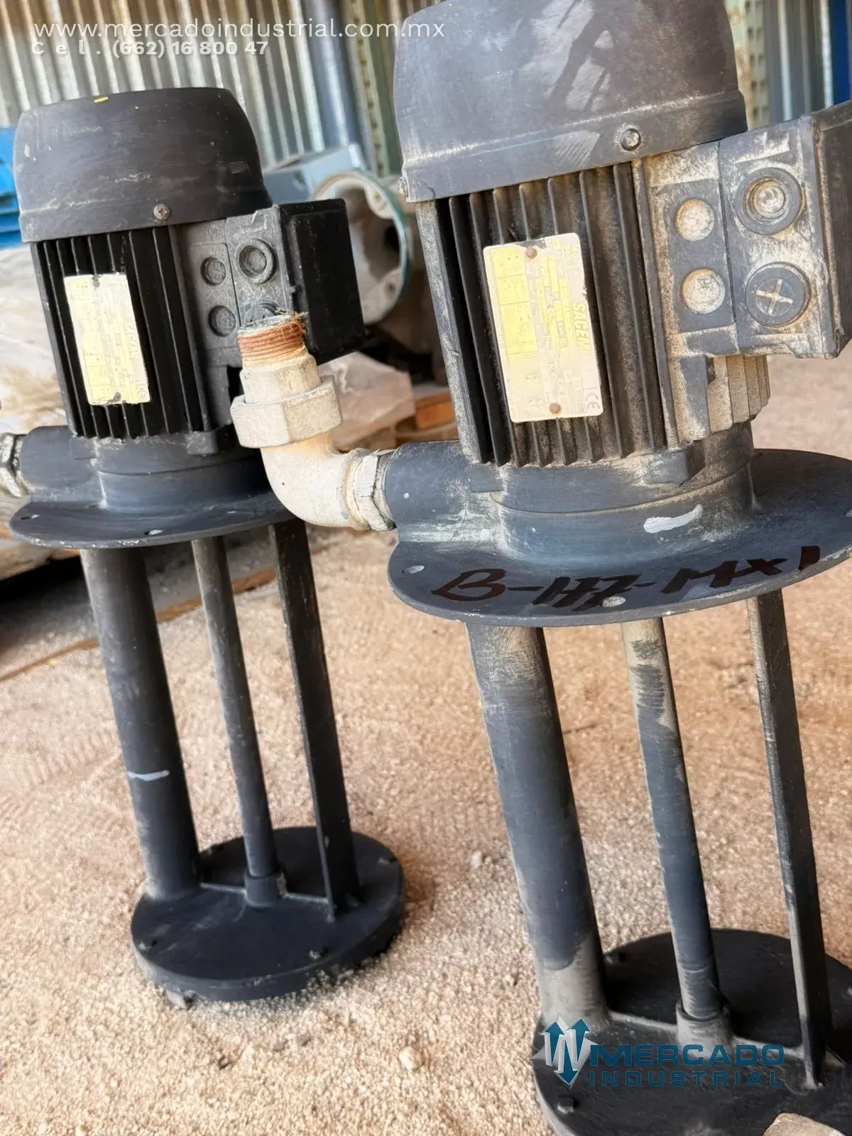 Bomba vertical sumergible 0.75 HP marca SACEMI - imagen 1