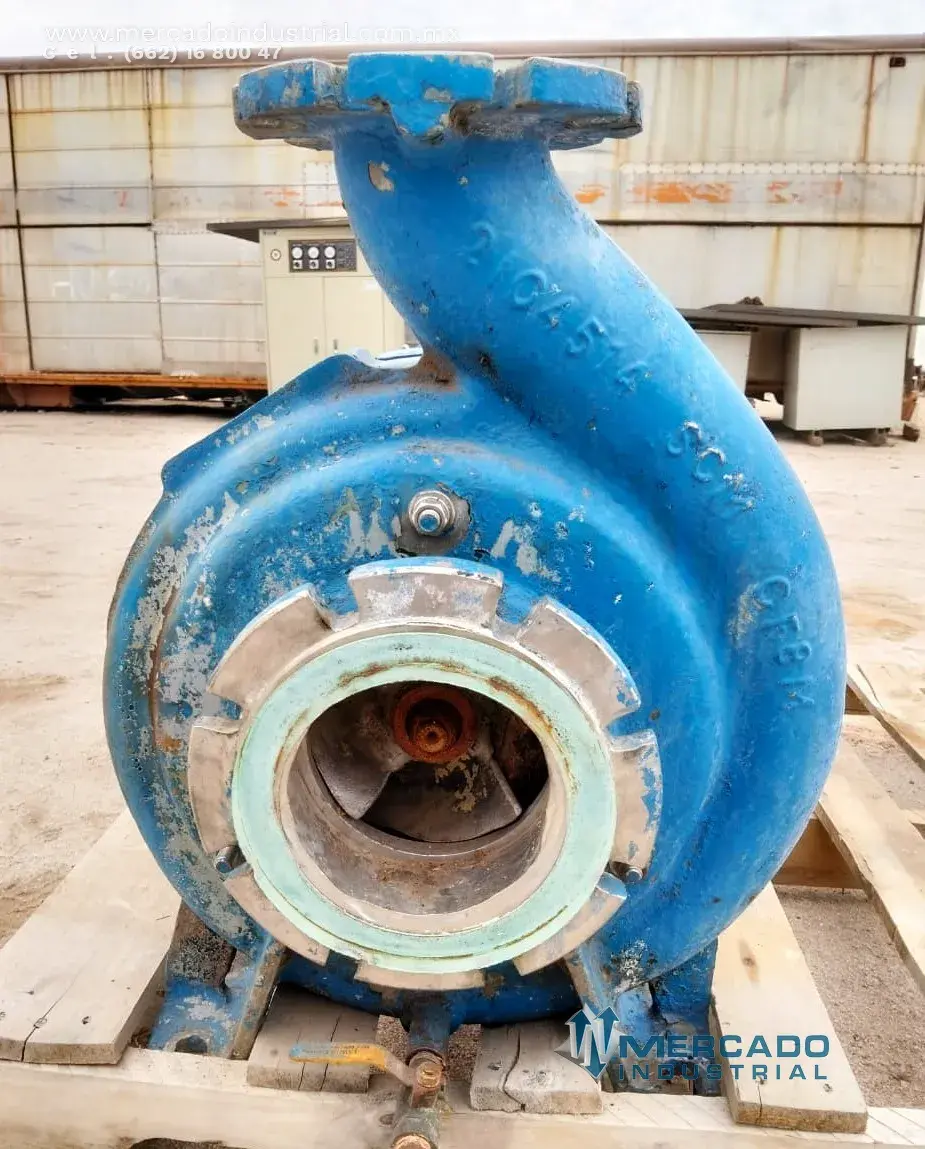 Bomba centrífuga de acero inoxidable 4x6" marca GOULDS PUMPS - imagen 1