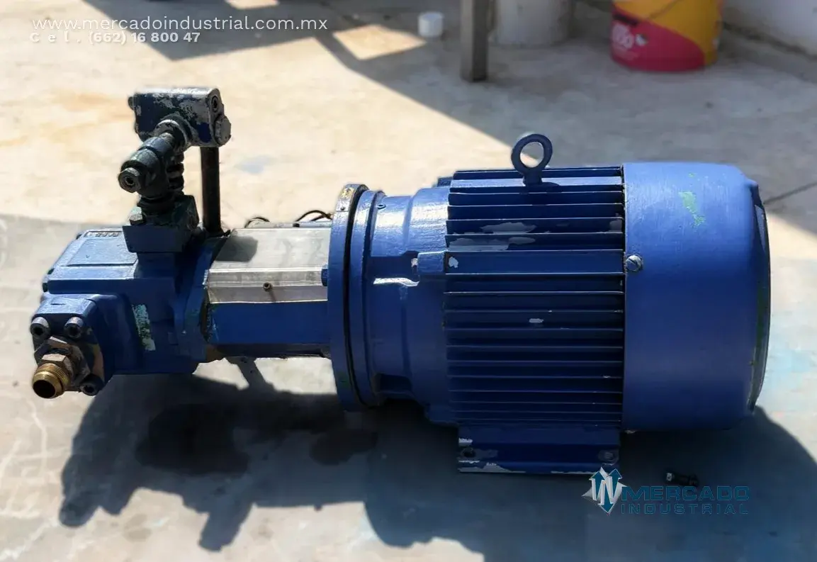 Bomba hidráulica con motor de 7.5 HP marca DENISON - imagen 1