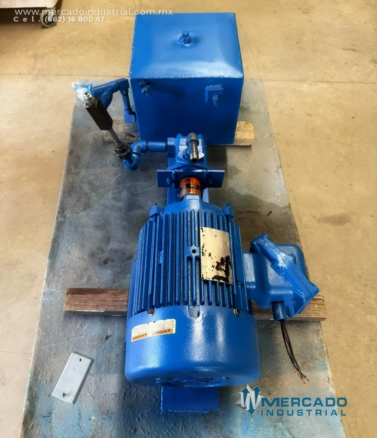 Bomba hidráulica con motor de 3 HP modelo CVA 184TTGS1026AR - imagen 1