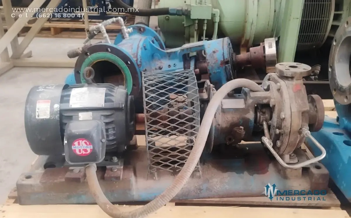 Bomba centrífuga horizontal 1x1.5" 3 HP parte FSP-13035 marca JOHN CRANE - imagen 1