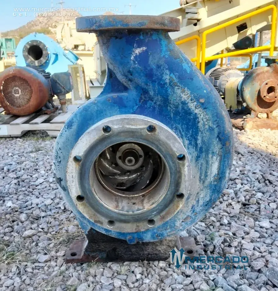 Bomba centrífuga de acero inoxidable 8x6" modelo 011 marca WORTHINGTON - imagen 1