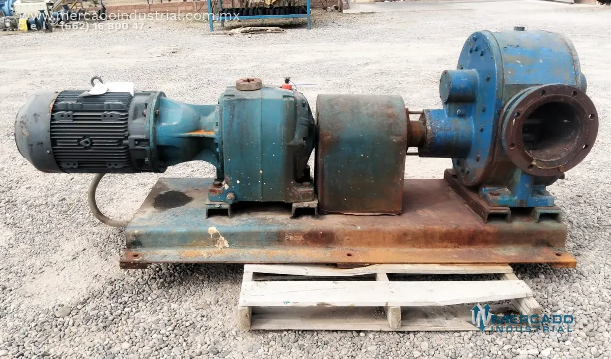 Bomba de lóbulos 8 x 8" 30 HP modelo BBMC 60 K marca POMPES EZOQUÉ - imagen 1