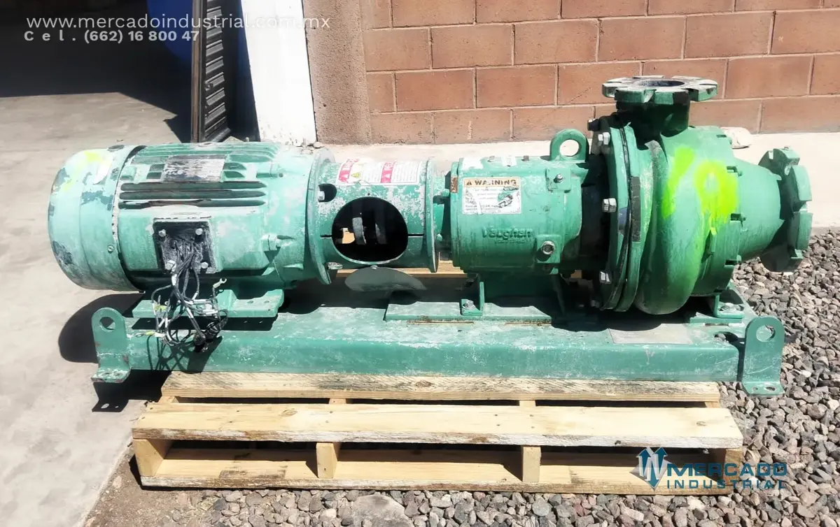 Bomba centrífuga horizontal de succión simple 4X6'' 25 HP modelo HEM3405-03 marca VAUGHAN - imagen 1