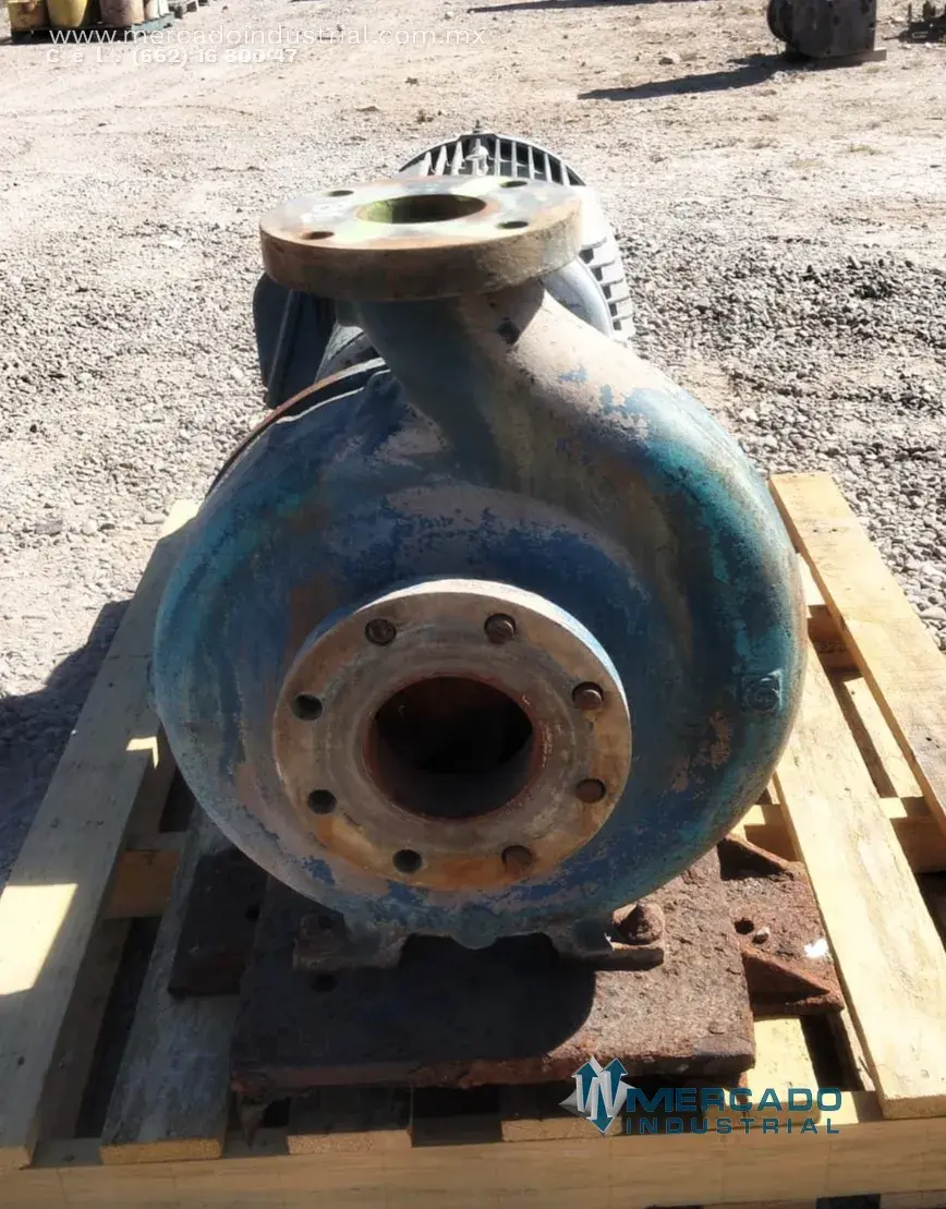 Bomba centrífuga de acero inoxidable 3x2" 25 HP modelo 3196 marca GOULDS PUMPS - imagen 1