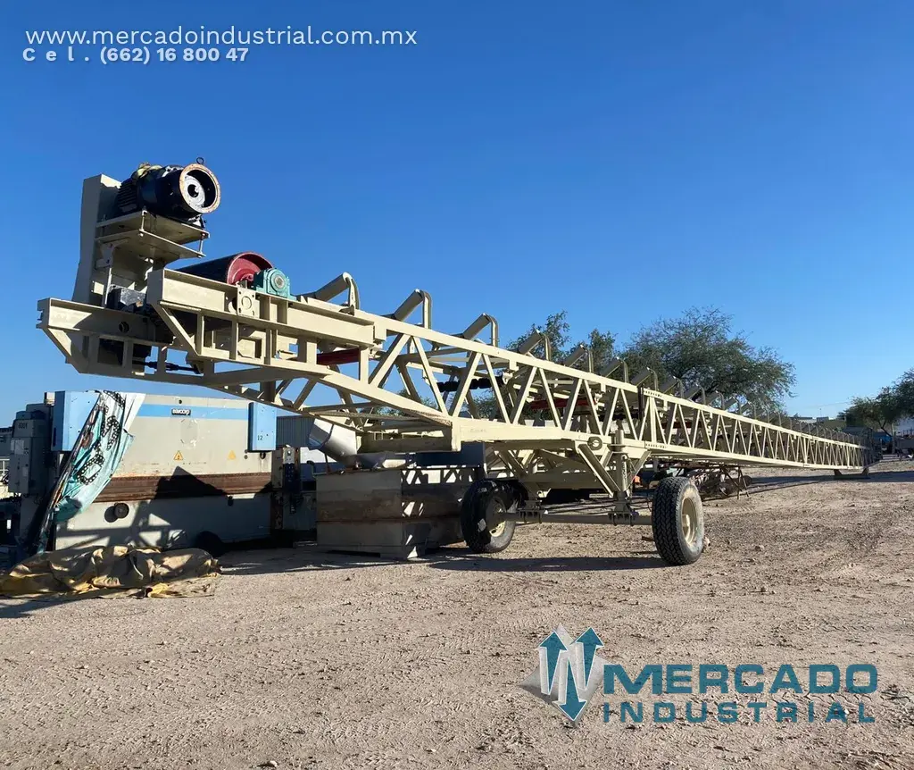 Banda transportadora tipo chapulín de 36" x 115 ft de largo marca TNT - imagen 1