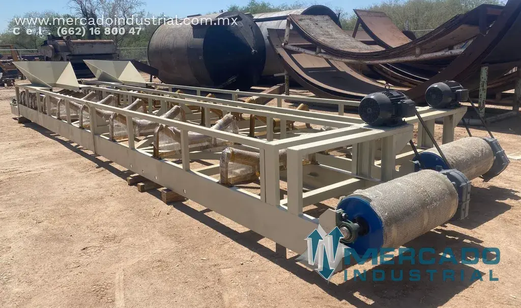 Banda transportadora de 30" x 12 m de largo canal en U marca MI COMPONENTS (fabricación) - imagen 1