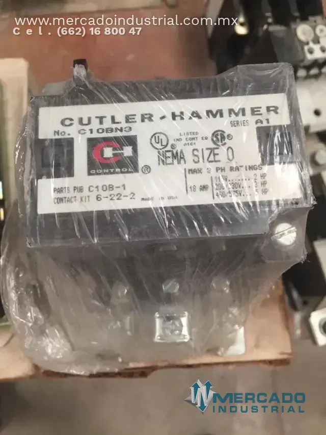 Contactor Magnético 18 AMP modelo C10BN3A marca Cutler Hammer - imagen 1