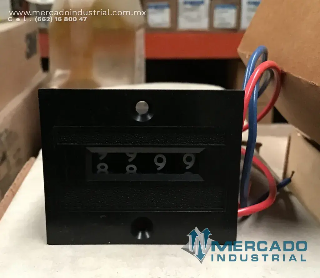 Contador electromecánico 4 dígitos modelo 4-Y-41484-406-ME-ER marca Eaton Durant - imagen 1