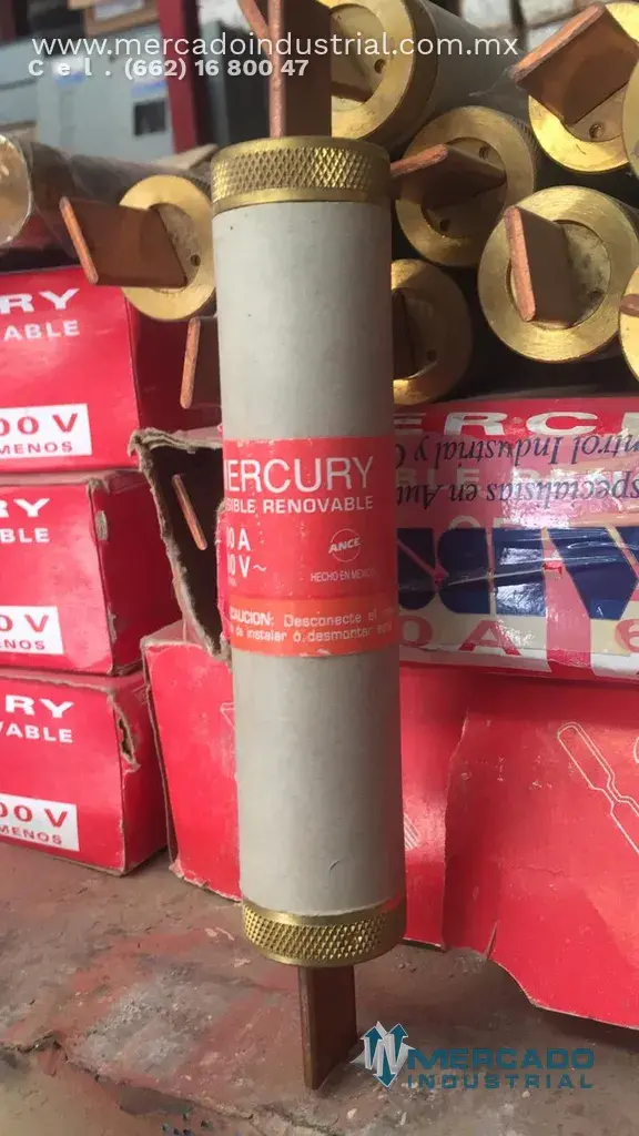 Fusible 100 AMP 600V modelo CF-290 marca Mercury - imagen 1