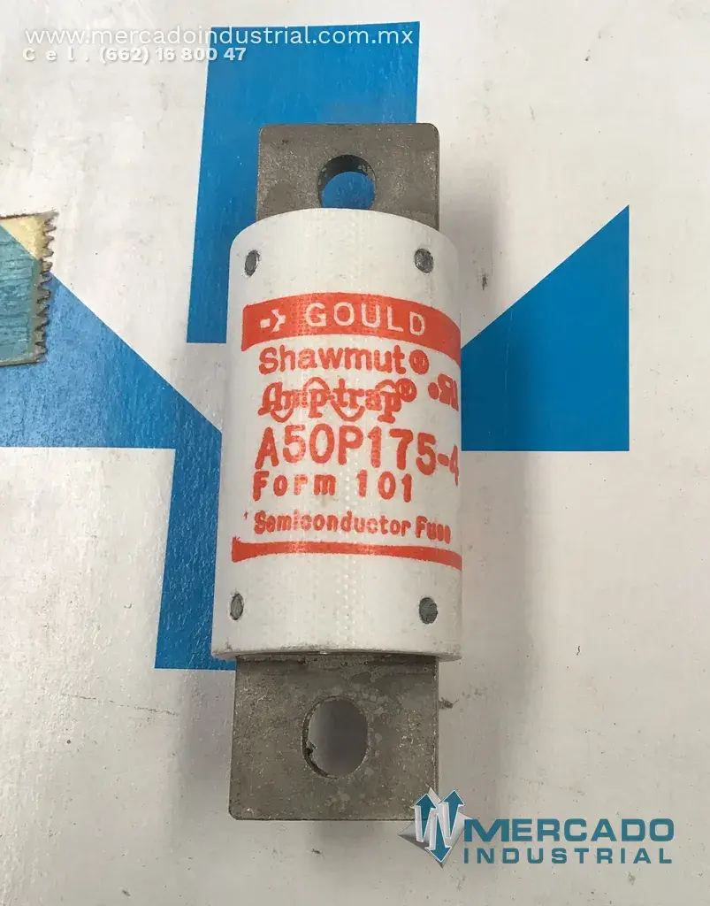 Fusible 175 AMP 500V modelo A50P175-4 marca Gould Shawmut - imagen 1