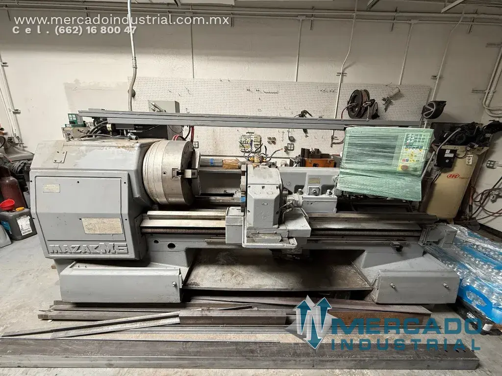 Torno CNC Flatbed año 1989 modelo M-5/1500 marca MAZAK - imagen 1