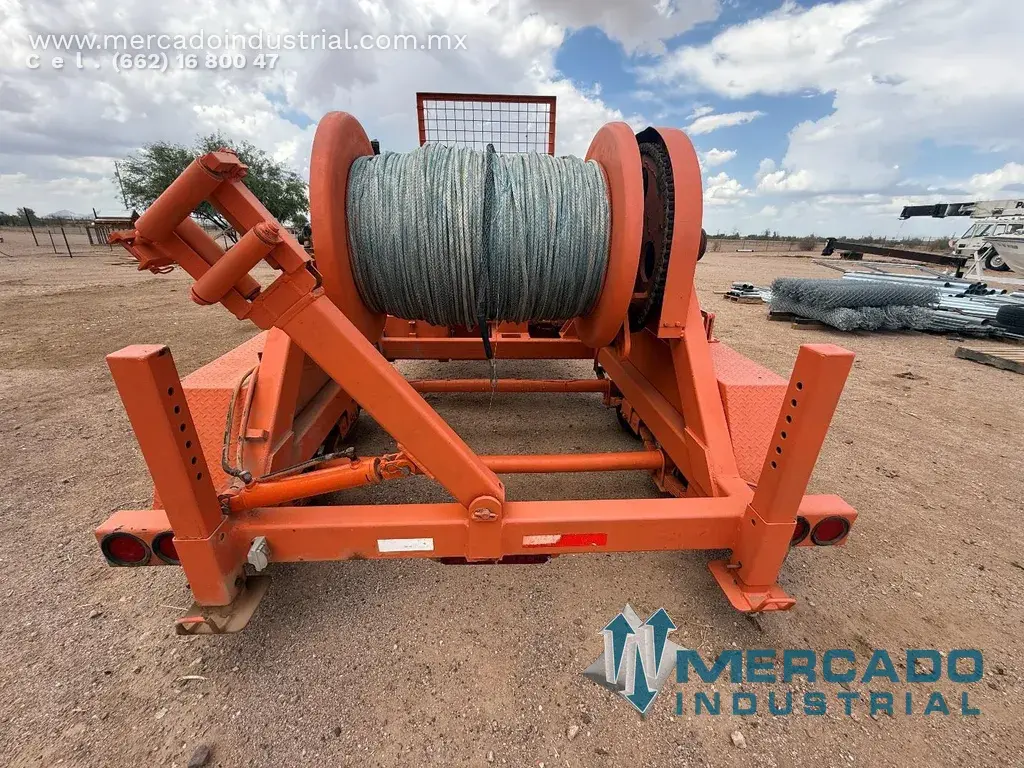 Malacate Puller-Tensioner de tambor único modelo T-1DPT-90 marca WAGNER SMITH - imagen 1