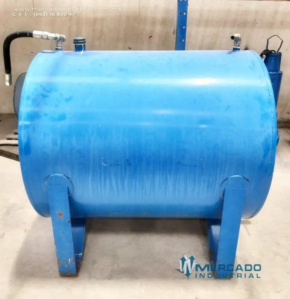 Tanque horizontal metálico para diésel 1000 L - imagen 1