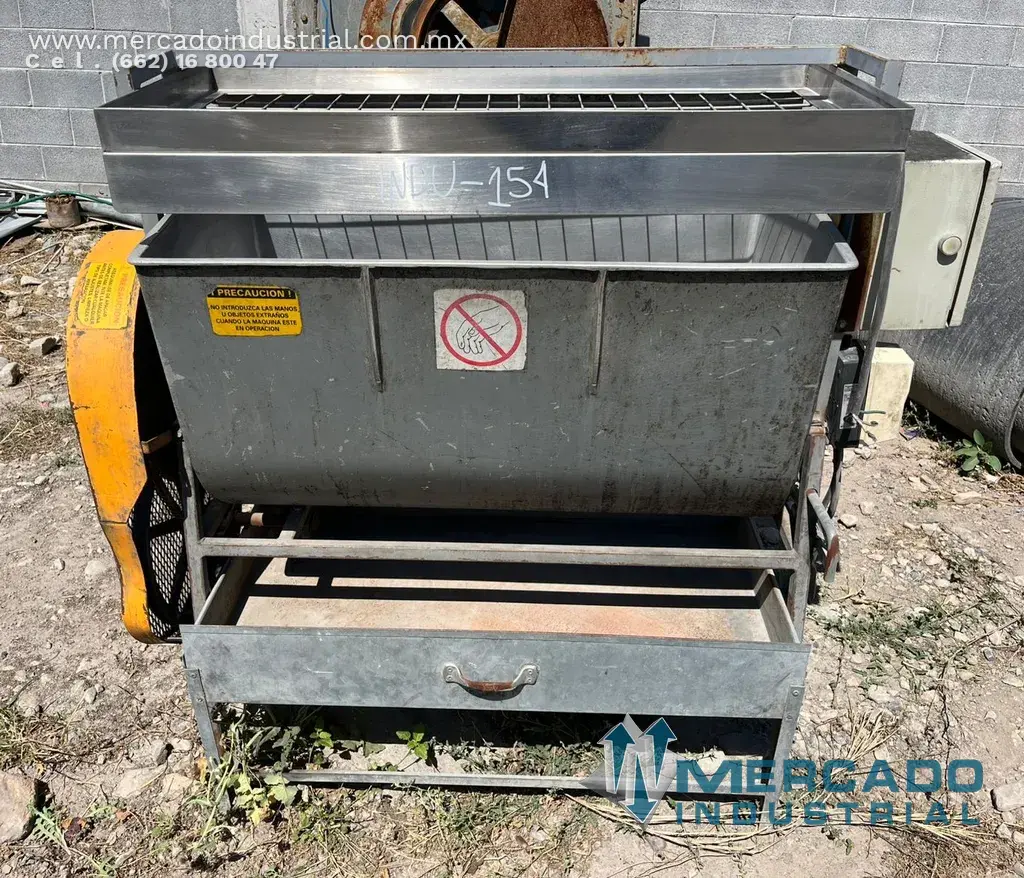 Amasadora de 100 kg de aspas Inoxidables con motor de 2 HP - imagen 1