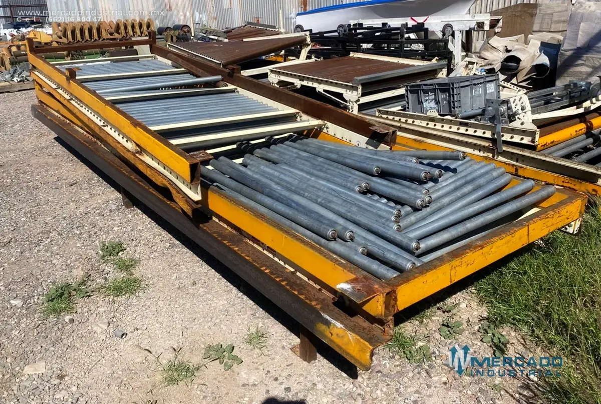 Cama de rodillos industrial 17.5 m x 1.4 m modelo 25-CRR marca Hytrol - imagen 1
