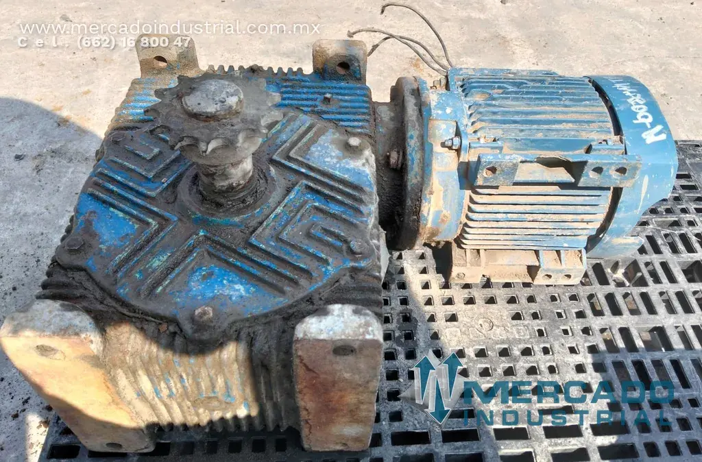 Motorreductor 3 HP 1755 RPM 230/440 V marca RISGA - imagen 1