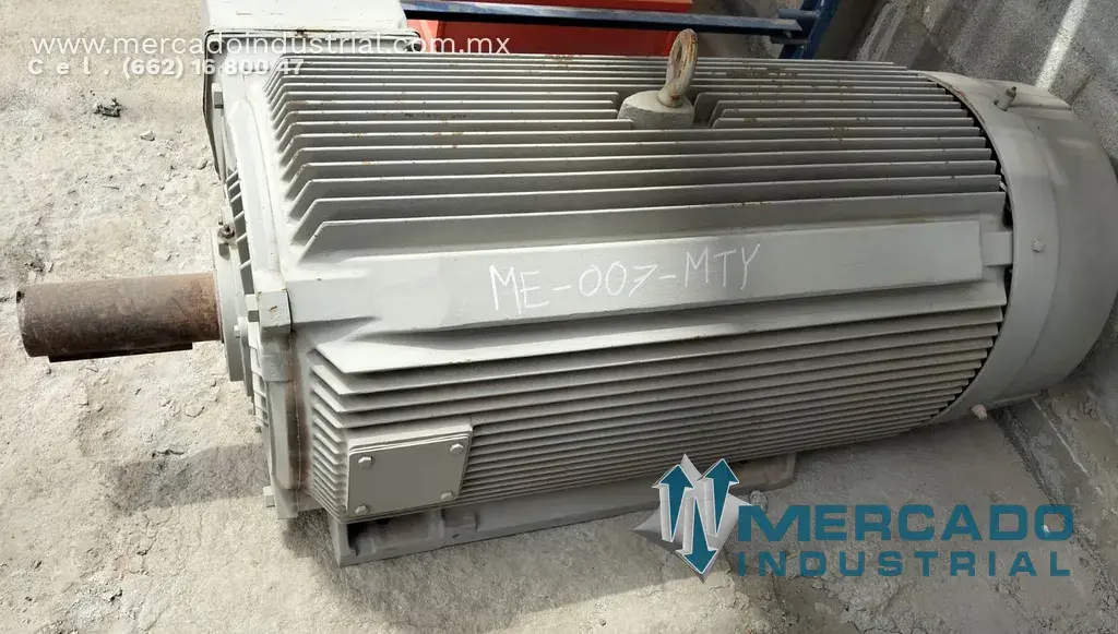 Motor eléctrico 350 HP 4 polos 1785 RPM marca Siemens - imagen 1