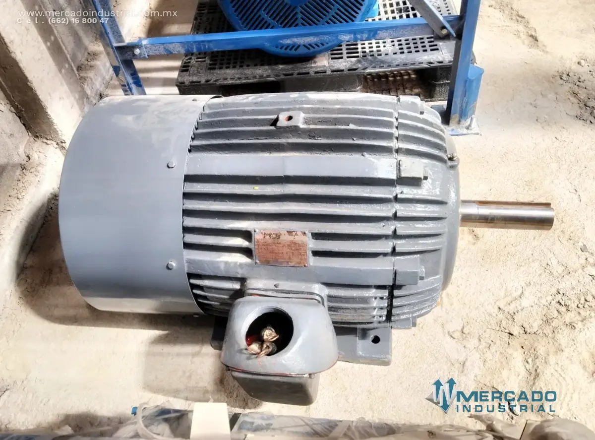 Motor eléctrico 100 HP 4 polos 1800 RPM marca General Electric - imagen 1