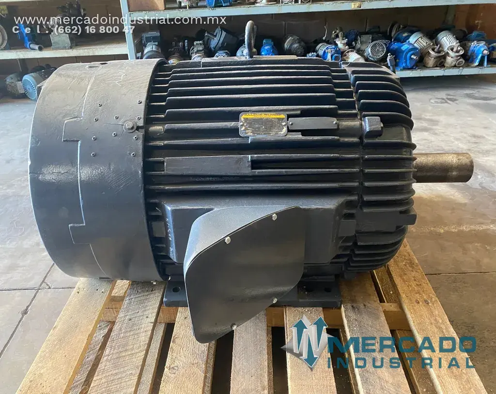 Motor eléctrico 150 HP 4 polos 1785 RPM marca Baldor - imagen 1