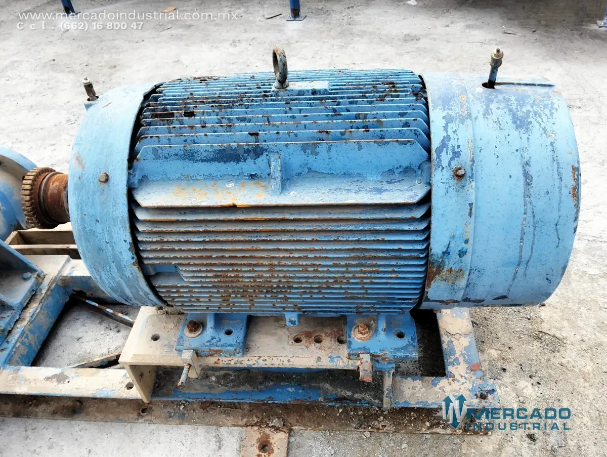 Motor eléctrico 200 HP 4 polos 1785 RPM marca SIEMENS - imagen 1
