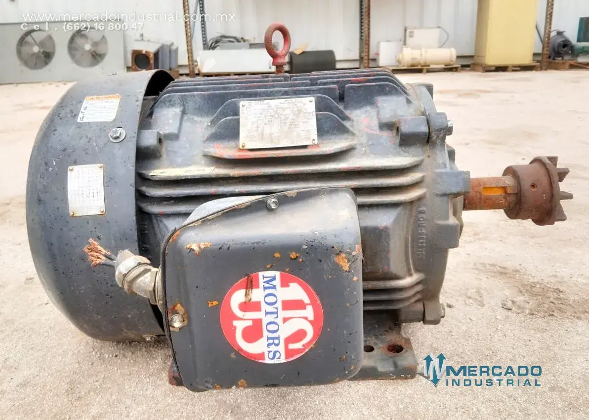 Motor eléctrico 40 HP 4 polos 1780 RPM marca US MOTORS - imagen 1