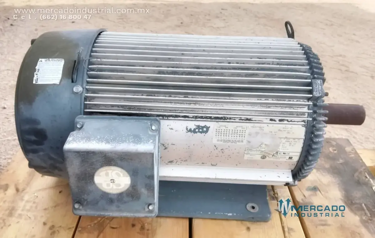 Motor eléctrico 25 HP 4 polos 1460 RPM marca US. MOTORS - imagen 1