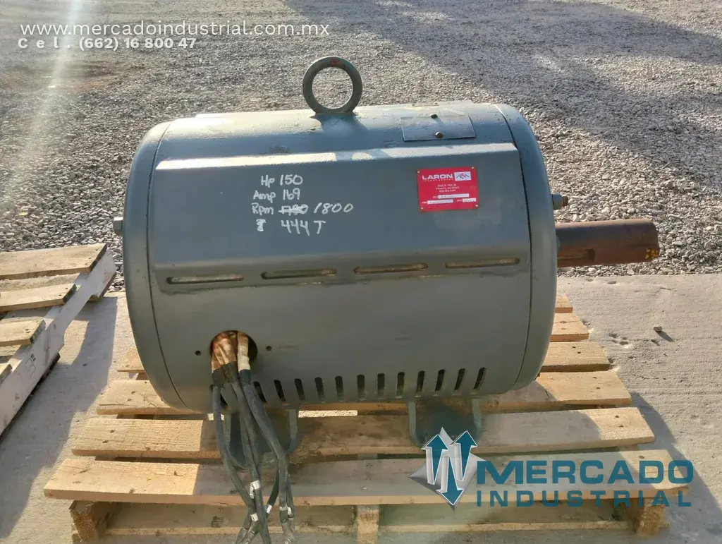 Motor eléctrico 150 HP 4 polos 1780 RPM marca LINCOLN - imagen 1