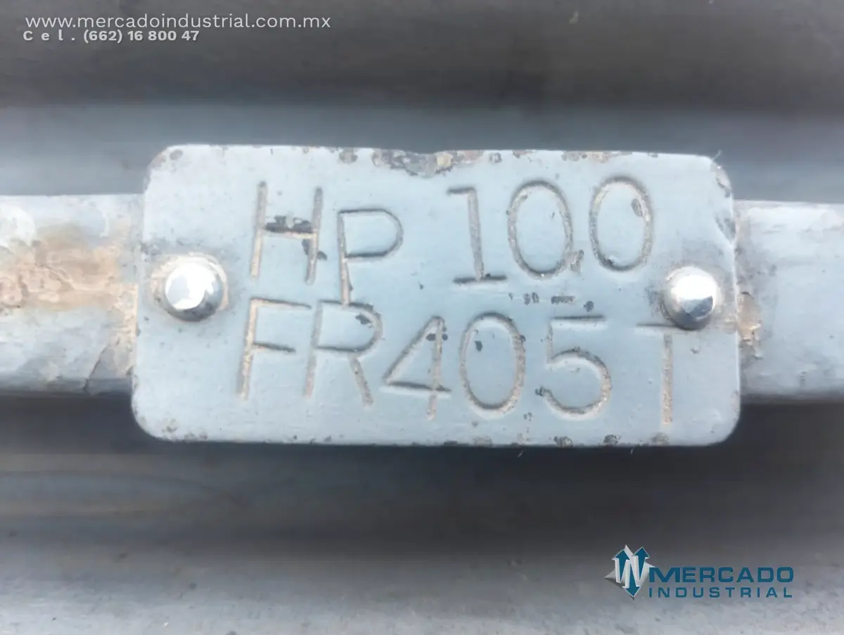 Motor eléctrico 100 HP 4 polos 1800 RPM - imagen 1