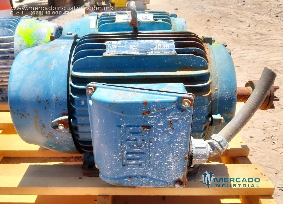 Motor eléctrico 15 HP 4 polos 1770 RPM marca WEG - imagen 1