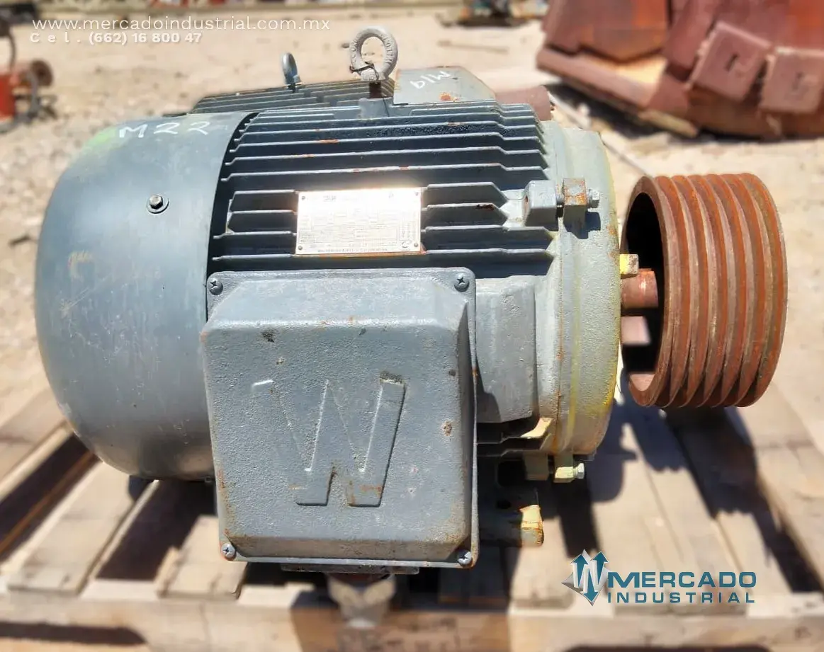 Motor eléctrico 200 HP 4 polos 1780 RPM marca WORLDWIDE - imagen 1