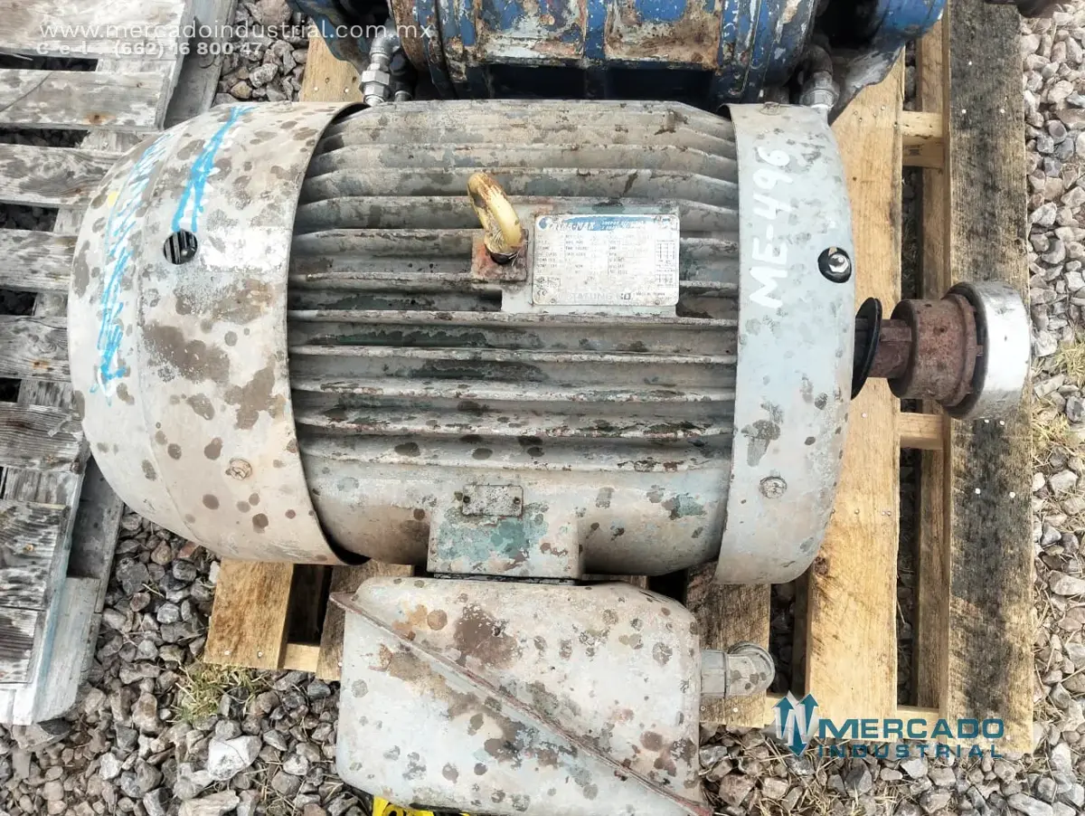 Motor eléctrico 40 HP 6 polos 1175 RPM marca TATUNG - imagen 1