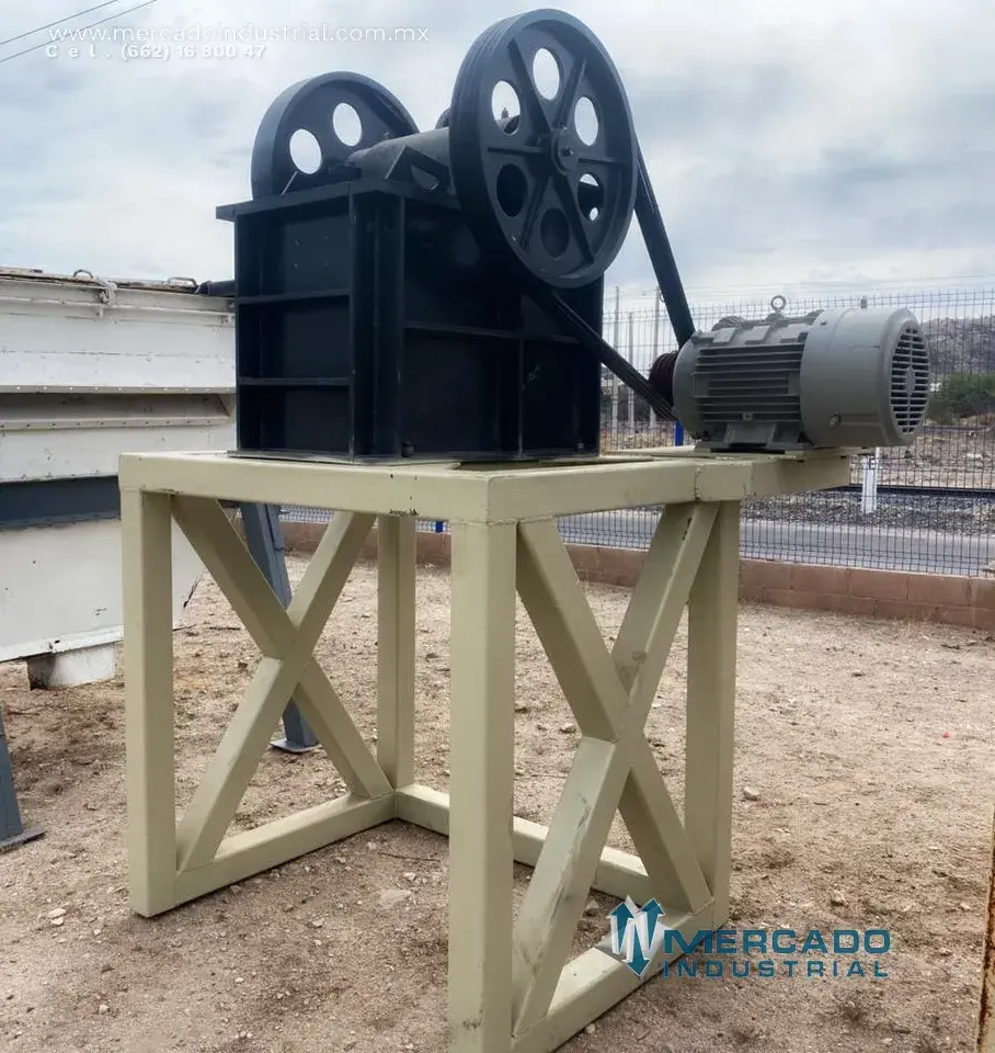 Quebradora de quijada 9" × 14" con motor 15 HP marca MI COMPONENTS - imagen 1