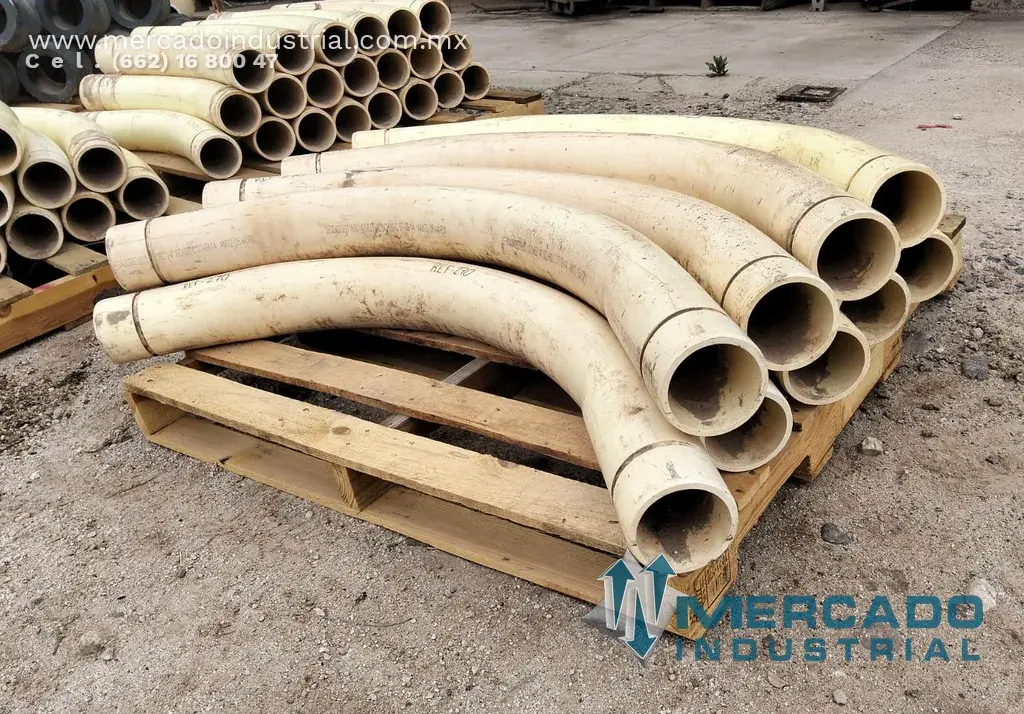 Tubo de PVC de 4" ((Yelomine High Impact) a 90º - imagen 1