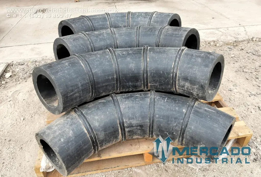 Codo segmentado de PVC HDPE de 6" a 90º marca EXTRU-PAK - imagen 1