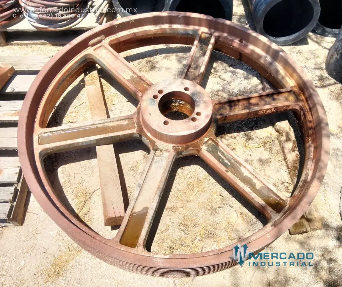 Polea para banda en V 63" 8R tipo C - imagen 1