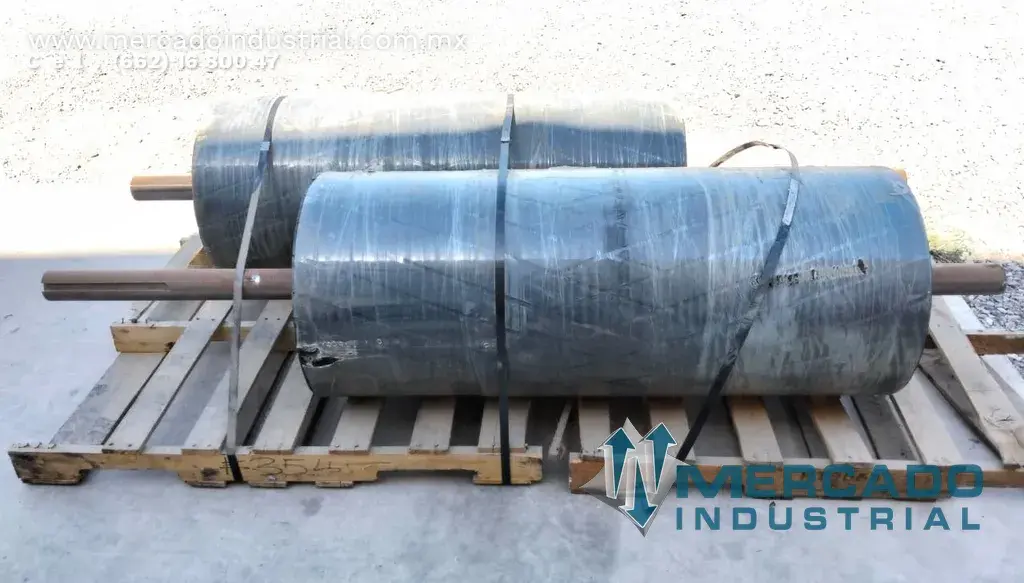 Rodillo motriz vulcanizado de 20 7/8" x 51" de largo Marca MONARO INDUSTRIES - imagen 1