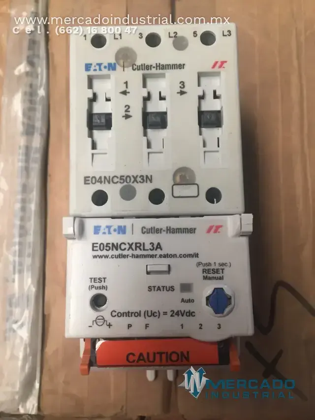 Arrancador 16-50 AMP modelo E101C50L3A marca Cutler Hammer - imagen 1