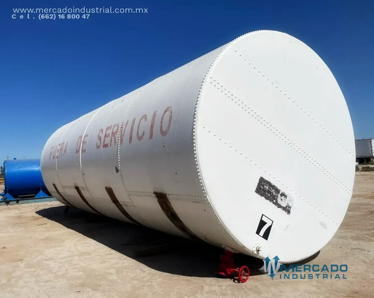 Tanque horizontal de acero de 77m3 - imagen 1