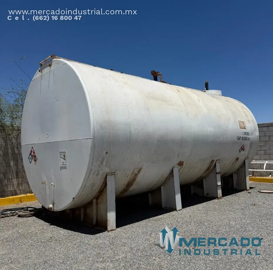 Tanque horizontal de acero de 60 m3 - imagen 1