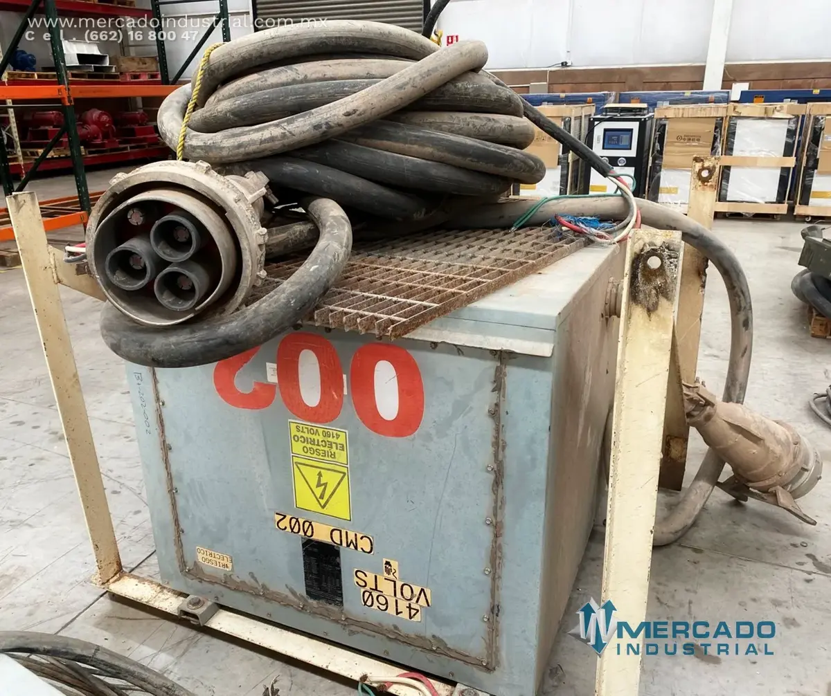 Transformador trifásico seco 75 KVA con gabinete PLC parte 181886 marca HPS - imagen 1