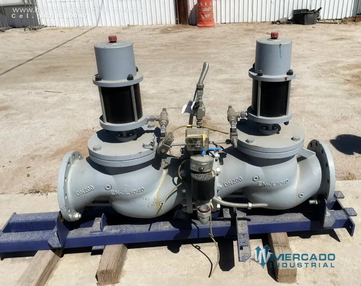 Sistema de válvula de control 8" 10 BAR modelo EPVA 200-4 marca UNI-Geräte. - imagen 1