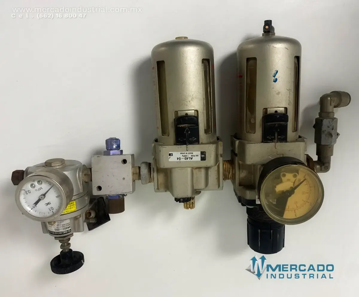 Filtro regulador-lubricador neumático 0.05-0.85 MPa modelo AW40-04G marca SMC - imagen 1