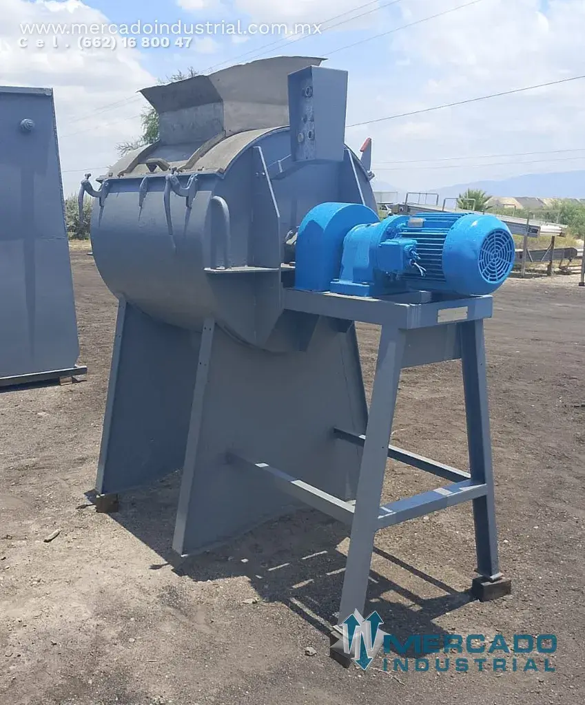 Mezclador de listones tipo Pug Mill con motor de 7 HP marca C.E.P PARMA ITALY - imagen 1