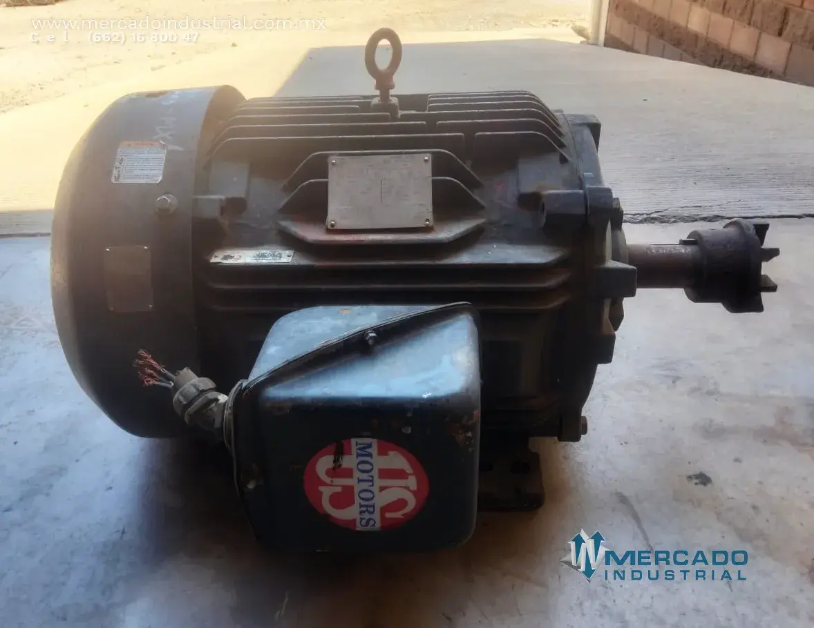 Motor eléctrico 40 HP 4 polos 1780 RPM marca US MOTORS - imagen 1